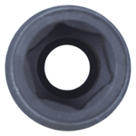 KING TONY (443517M) Головка торцевая ударная глубокая шестигранная 1/2", 17 мм