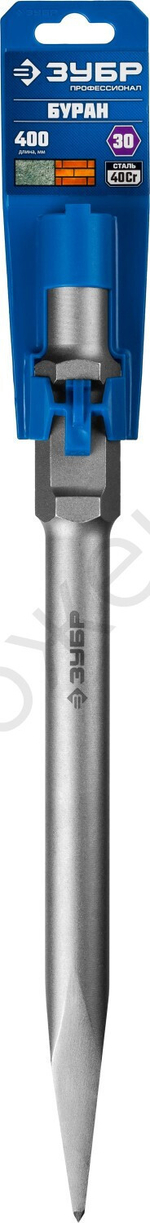 ЗУБР БУРАН HEX 30 Зубило пикообразное 400 мм