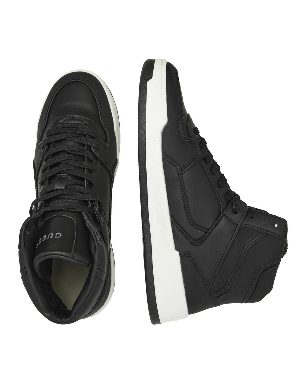 Кожаные кроссовки vicenza Guess - черный(FM8VIH LEA12)