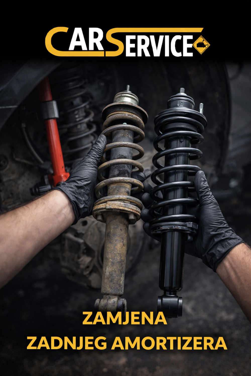 Rear Shock Absorber Replacement (1 pc.)