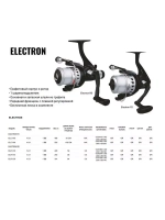 Катушка безынерционная Electron 165 + доп.шпуля + леска