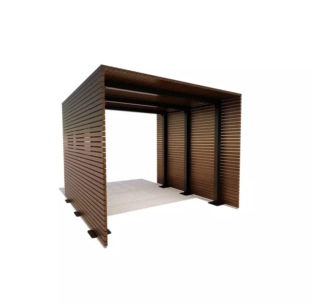 Пергола "Пенза", сосна, палисандр