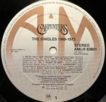 Carpenters - The Singles 1969-1973 (Голландия 1983г.)