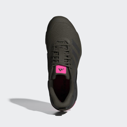 Кроссовки Adidas Dropset 3 (Темно-Зеленые с Розовым)