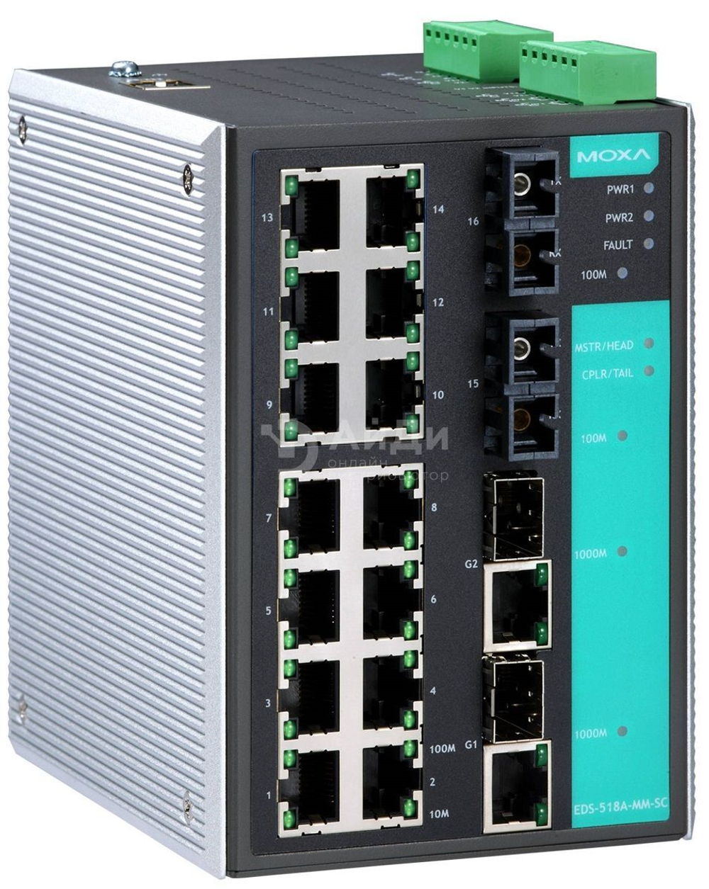 Коммутатор MOXA EDS-518A-SS-SC