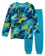 Пижама для мальчика р.98-56 т.бирюзовый