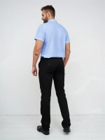 Рубашка приталенная с коротким рукавом