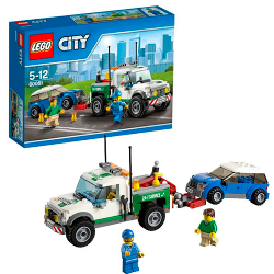 LEGO City: Буксировщик автомобилей 60081 — Pickup Tow Truck — Лего Сити Город