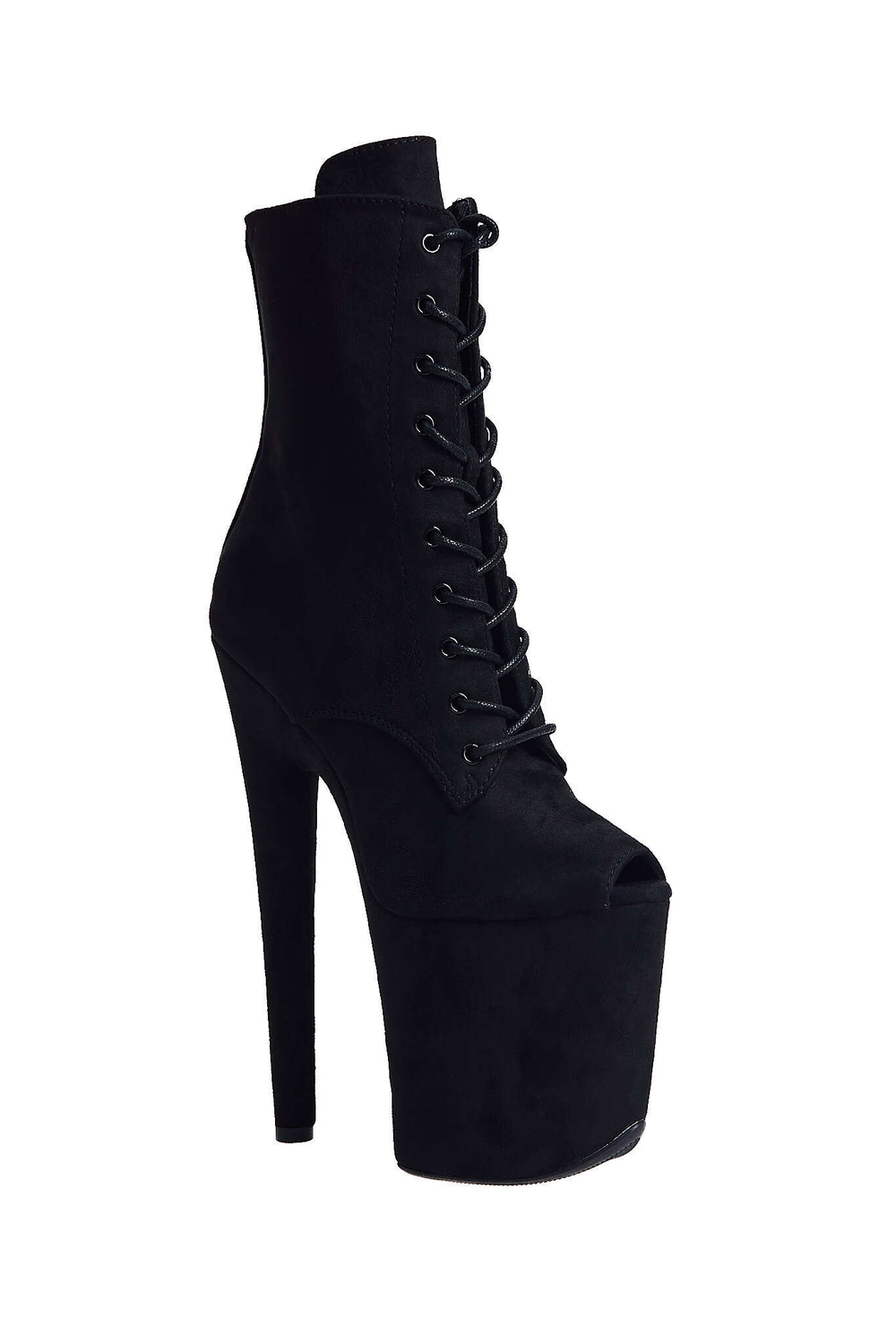 KIKO. Ботильоны тройка. Без крючков. Замша. Открытые - SHDB-012.3-3-ekoz-bl