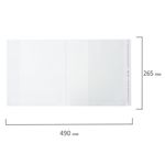 Обложка ПП 265х490 мм для учебников Петерсон, Моро, Гейдман, ПИФАГОР, универсальная, КЛЕЙКИЙ КРАЙ, 80 мкм, штрих-код, 229358