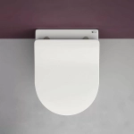 Унитаз подвесной Ceramica Nova PLAY Rimless CN3001_1001B безободковый, с крышкой микролифт, с инсталляцией и черной матовой кнопкой