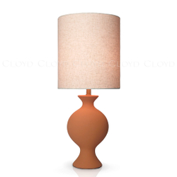 Настольная лампа Cloyd GARGANTUA-B T1 / выс. 59 см- красно-коричн. керамика (арт.30145)