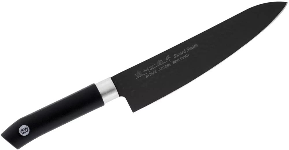 Satake - Нож шеф-повара Satake Sword Smith Black 21см / артикул   805-797  / GTIN 4956617805797