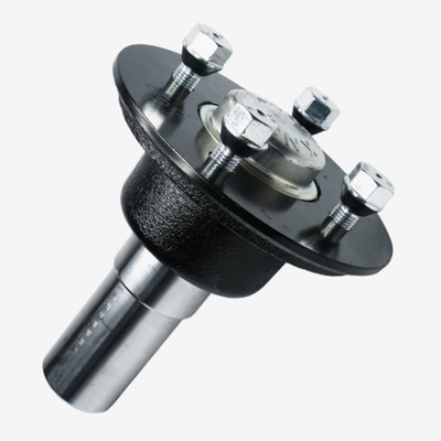 Ступица в сборе усиленная 650 кг с цапфой, колесными болтами 4х98 Knott