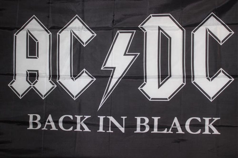 Флаг AC/DC Back In Black