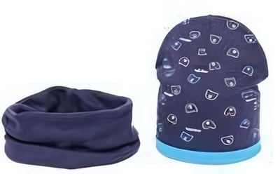 Комплект д/мальчика (Шапка + шарф-снуд) 798 р.48-50 (Мегашапка)