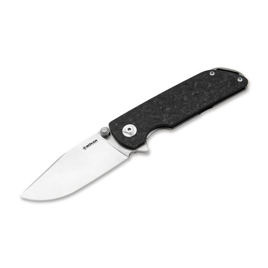 Нож Boker 110665 Sherman EDC с клинком из стали CPM-Magnacut, рукоять карбон / титан