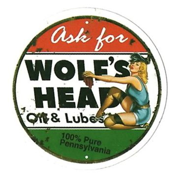 Наклейка WOLE'S HEAD (039)