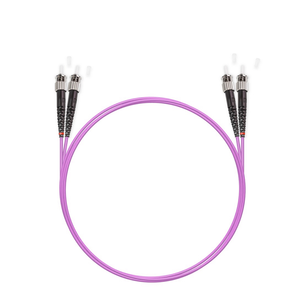 Патч Корд Оптоволоконный ST/UPC-ST/UPC MM OM3 50/125 Duplex 3.0мм 1 м