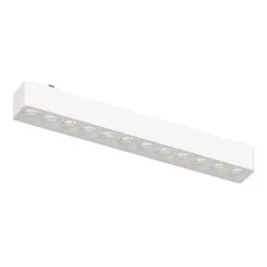ST673.536.12 Магнитный трековый светильник Белый LED 1*12W 3000K 710Lm Ra>90 36° IP20 L230xW26xH24 4 СКАЙФЛЕТ