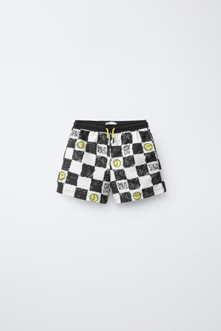 ZARA ПЛАВКИ SMILEYWORLD ®, ЧЕРНЫЙ/ЖЕЛТЫЙ