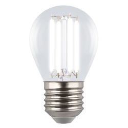 LED-G45-4W-4000K-E27-CL GLY01TR Лампа светодиодная. Форма шар. прозрачная. Серия Яркая A++. Белый свет 4000K. Картон. ТМ Uniel