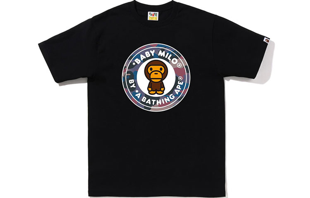 A Bathing Ape Milo Busy Works Tee черный