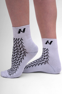 Носки Nebbia “HI-TECH” N-pattern crew socks 130 grey