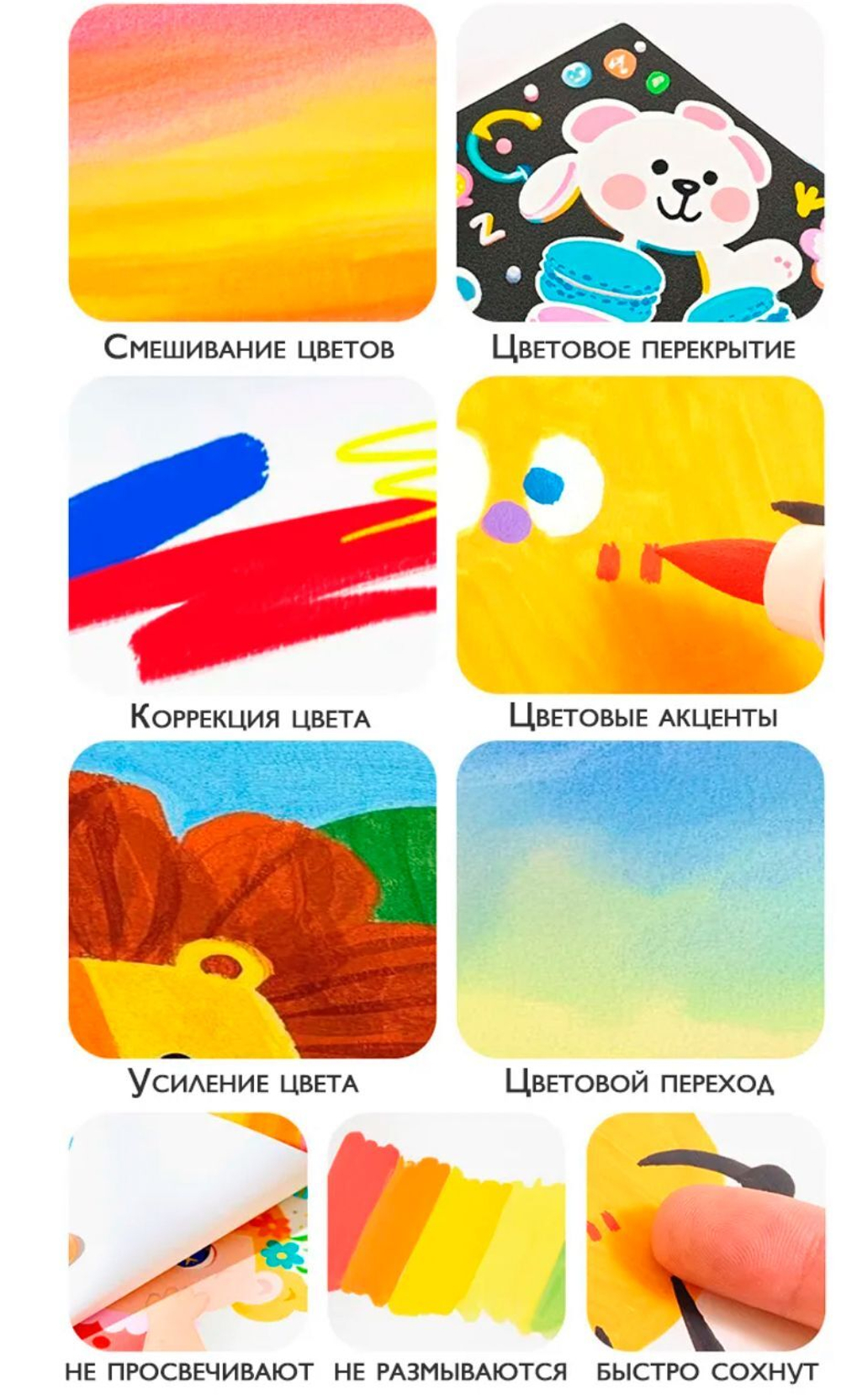 Жидкие акриловые маркеры