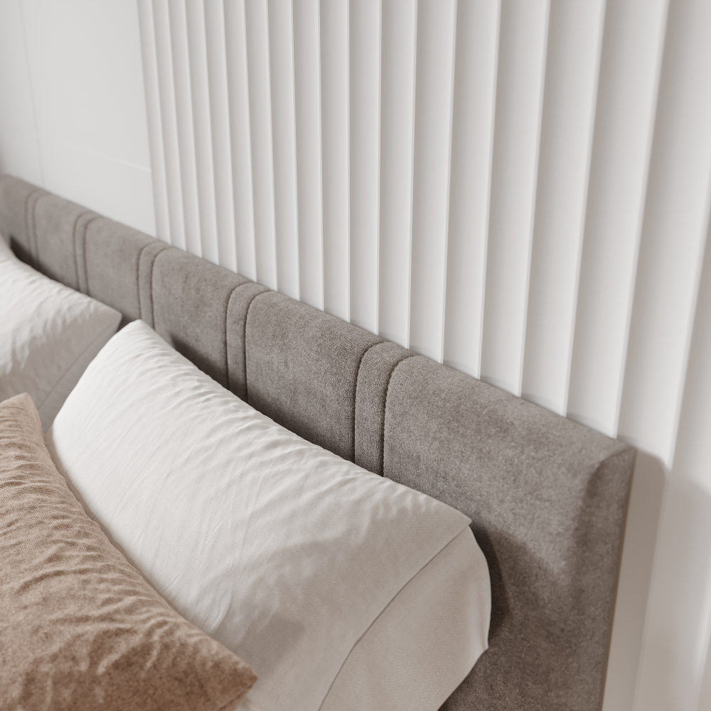 Кровать 1,6 м "Ника" КР-18 Муссон без основания