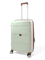 Средний чемодан Mironpan 23102, Молочный, M+