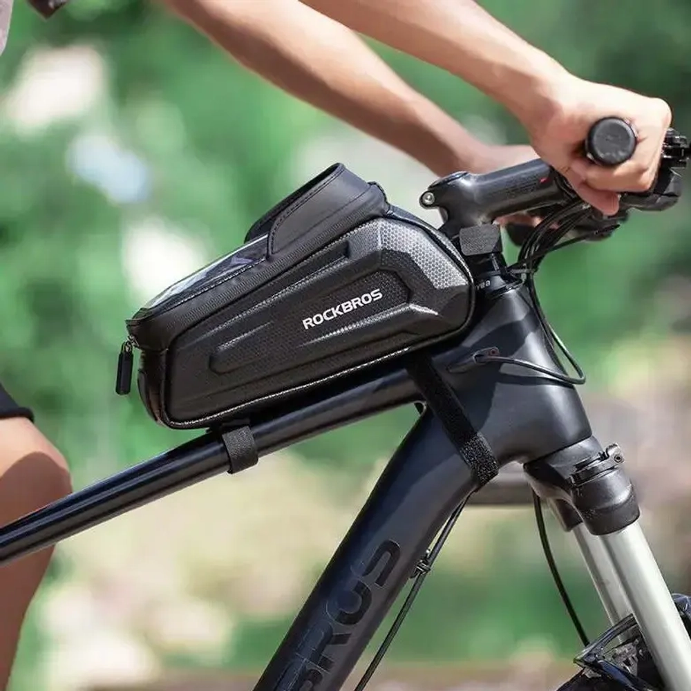 Сумка велосипедная на раму Rockbros B68, 24*10*8,2 см, объем 1,7л