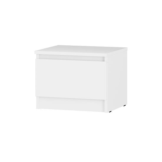 Тумба прикроватная СИМПЛ ТБ-11 белый (404x310x356) /1/