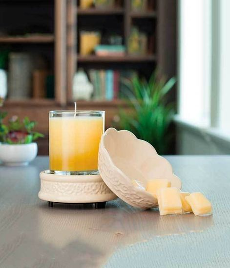 Керамический воскоплав Кремовый, Candle Warmers