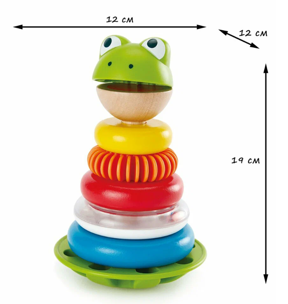 Детская развивающая пирамидка "Мистер Лягушка"