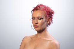Декоративный гель для лица, волос и тела Color Gel Red Neon