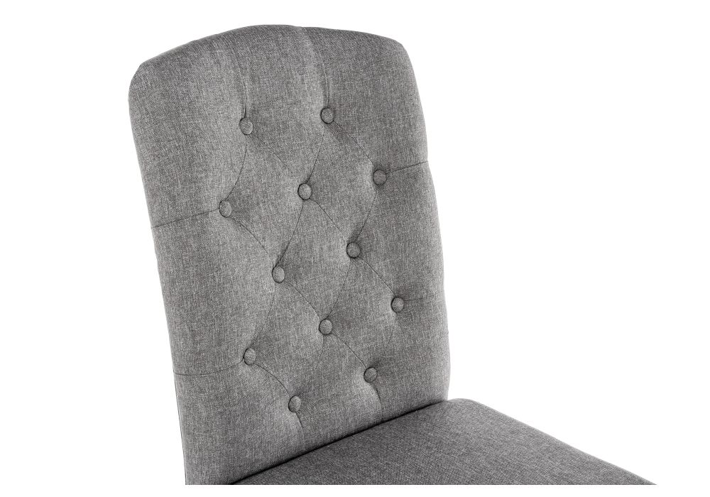 Стул Menson white / fabric pebble