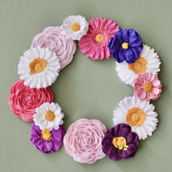 Молды силиконовые в наборе 4шт "Коллекция цветов ", разноцветные / Формы для цветов из мыла, воска, эпоксидной смолы и гипса