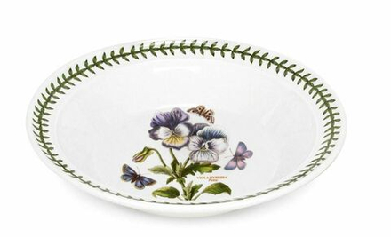 Portmeirion - Тарелка Ботанический сад глубиной 21,5см Pansy / артикул   BG05252-E  / GTIN 00795227