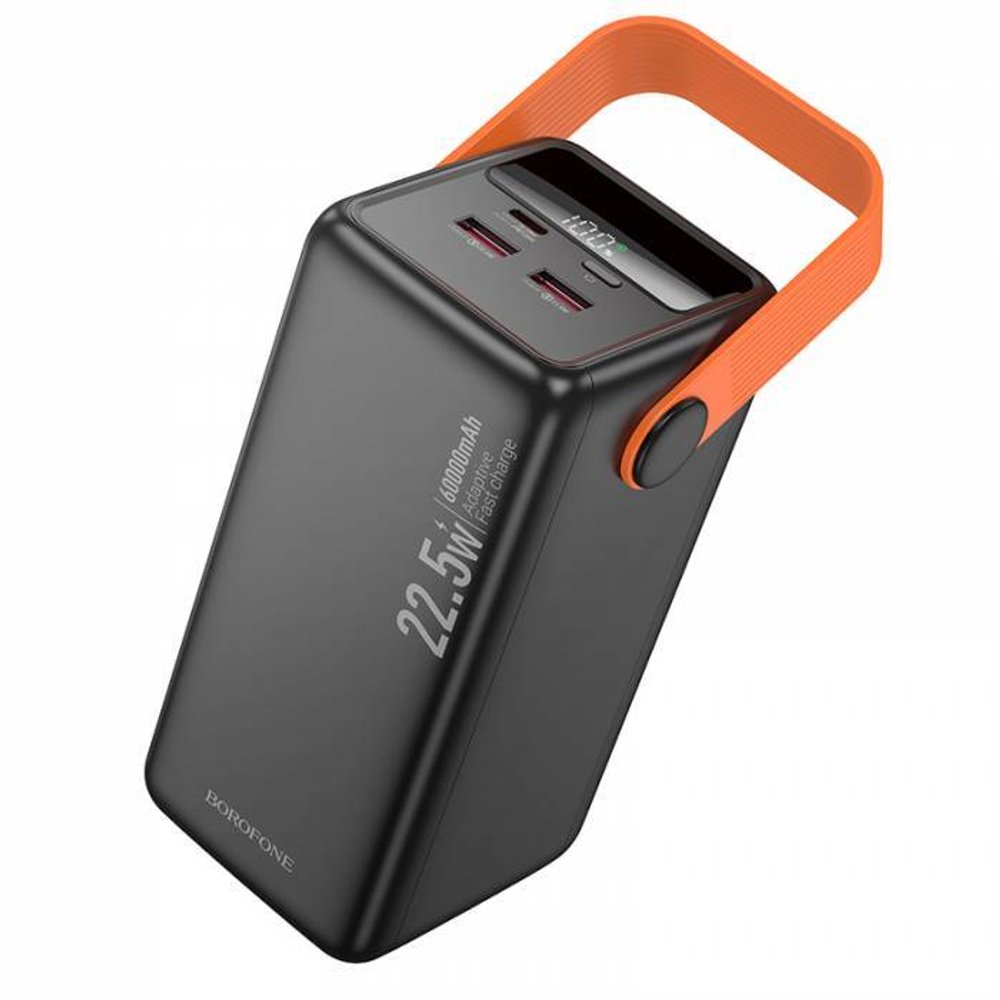 Портативный аккумулятор BOROFONE BJ66B 22.5W + PD 20W 60000 mAh (черный)