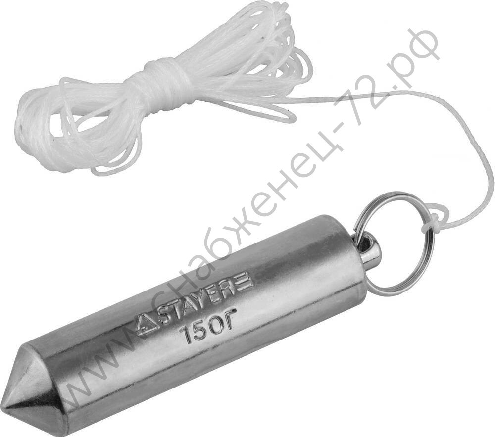 STAYER 5 м, 150 г, строительный отвес со шнуром (0635-15)