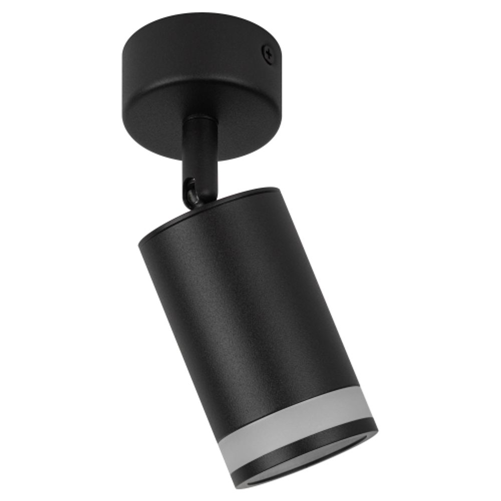 Светильник настенно-потолочный спот ЭРА OL23 BK MR16/GU10, черный
