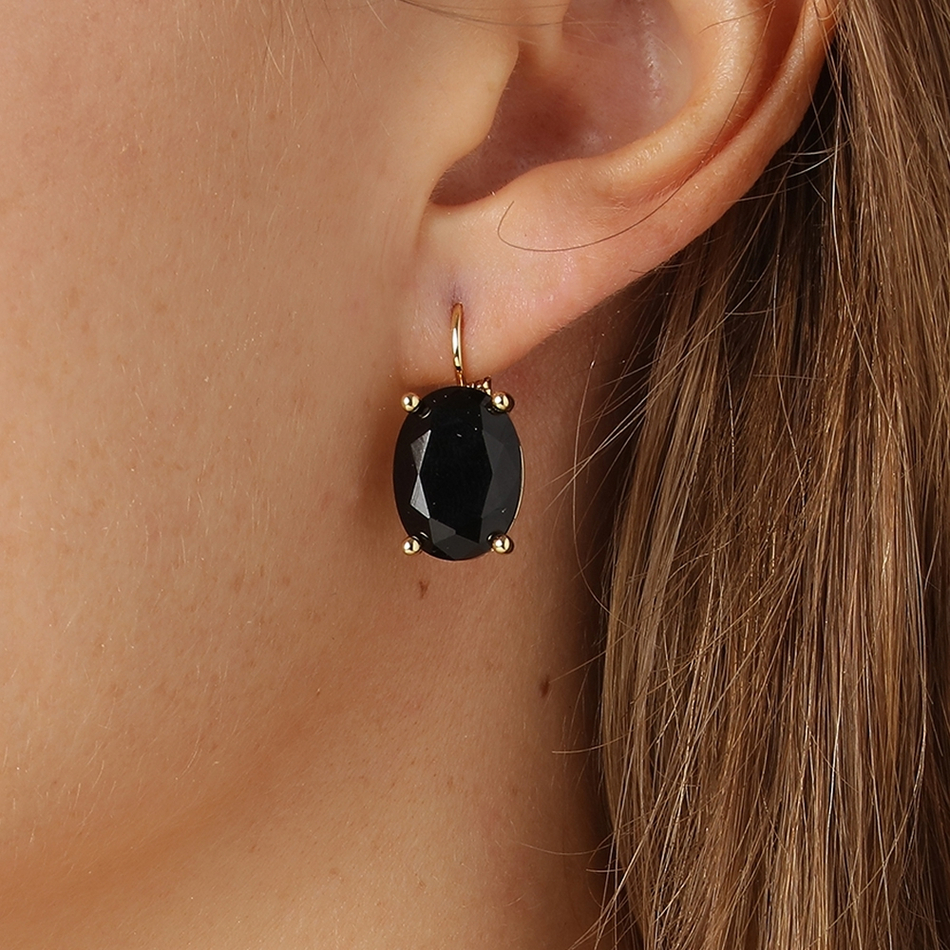 Серьги Dyrberg Kern CHANTAL SG BLACK 430084