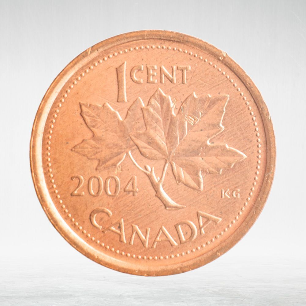 Canada, 1 Cent, 2004 – Elizabeth II (Fourth Portrait), AU