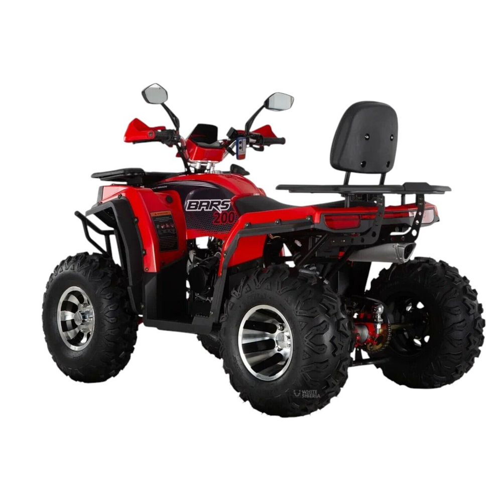 Бензиновый квадроцикл WHITE SIBERIA BARS 200CC PRO (красный)