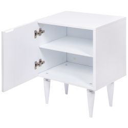 Тумба прикроватная Тропик Классика Айс Сильвер левая