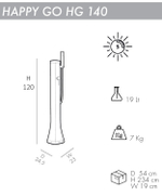 Душ солнечный для ног Happy Go HG 140