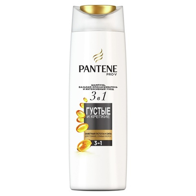 PANTENE 3в1 Шамп+бальзам ополас,Густые и Крепкие (360мл)