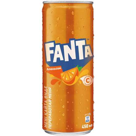 Напиток Fanta Апельсин 0.45 л ж\б
