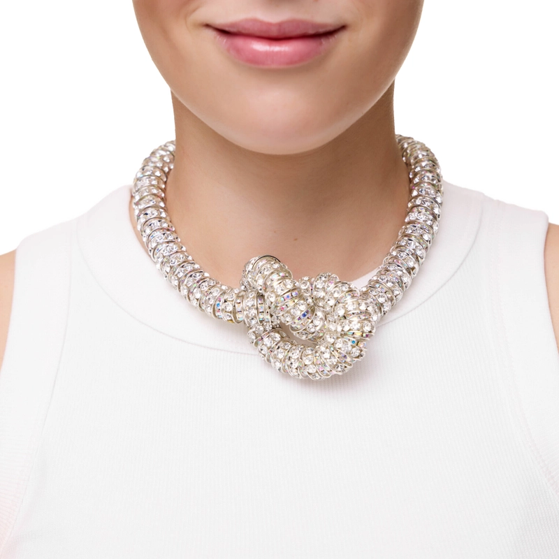 Колье-чокер Узел – Серебро